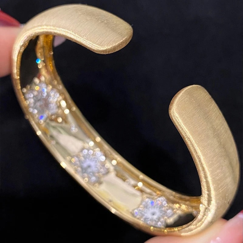 18K Solid Yellow Gold Ring