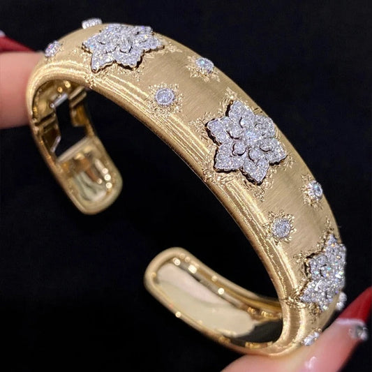 18K Solid Yellow Gold Ring